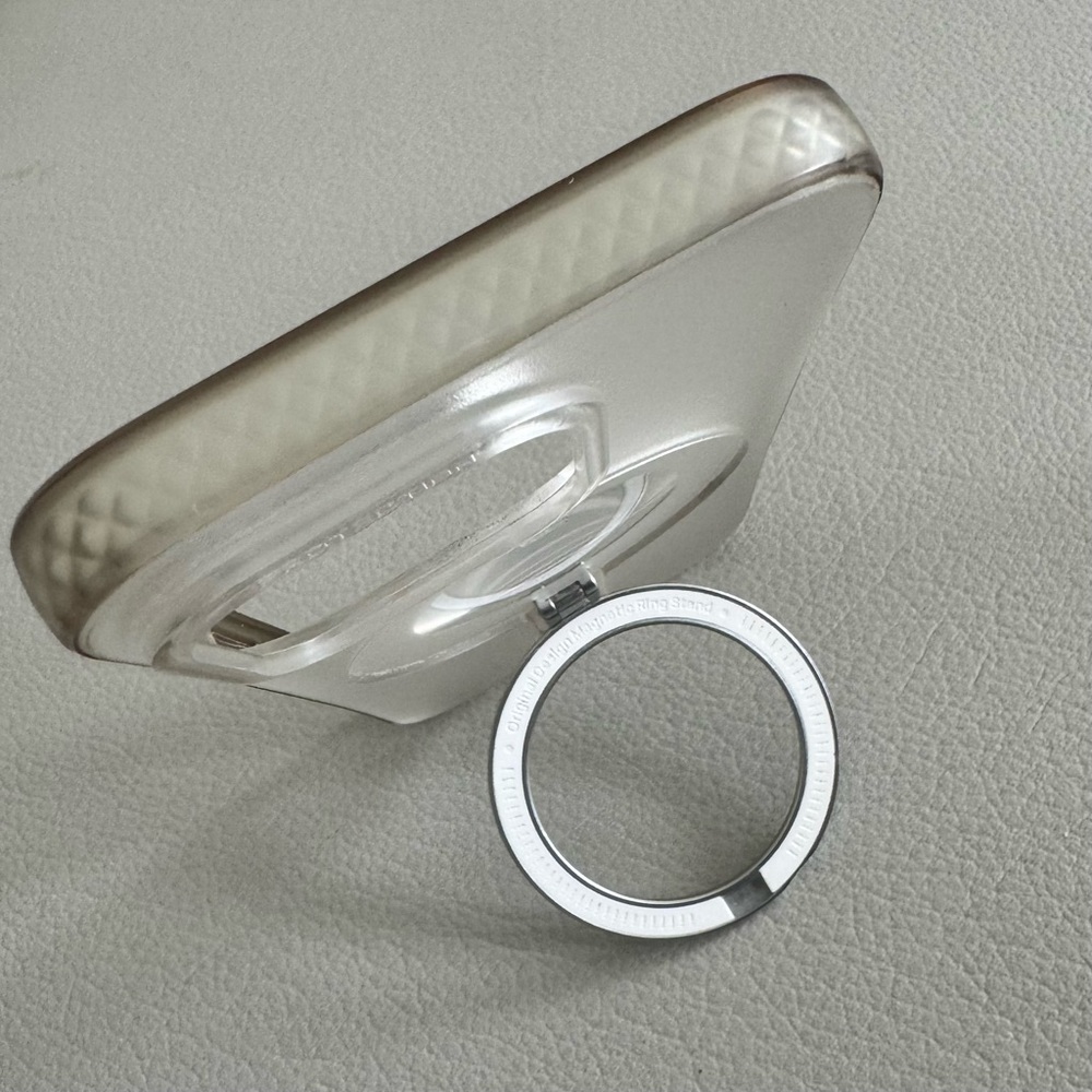 Magnetic Kickstand Case for iPhone 14 Pro | JUESHITUO | Matte Clear